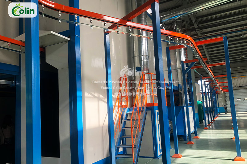 Refrigerator powder coating plant