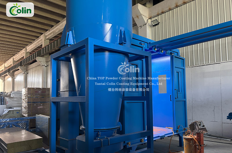 metal parts powder coating sysytem