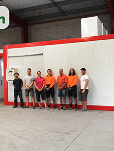 Manual powder coating line