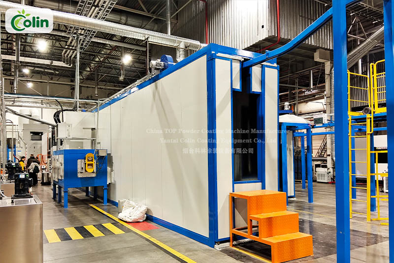 Tunnel powder coating oven