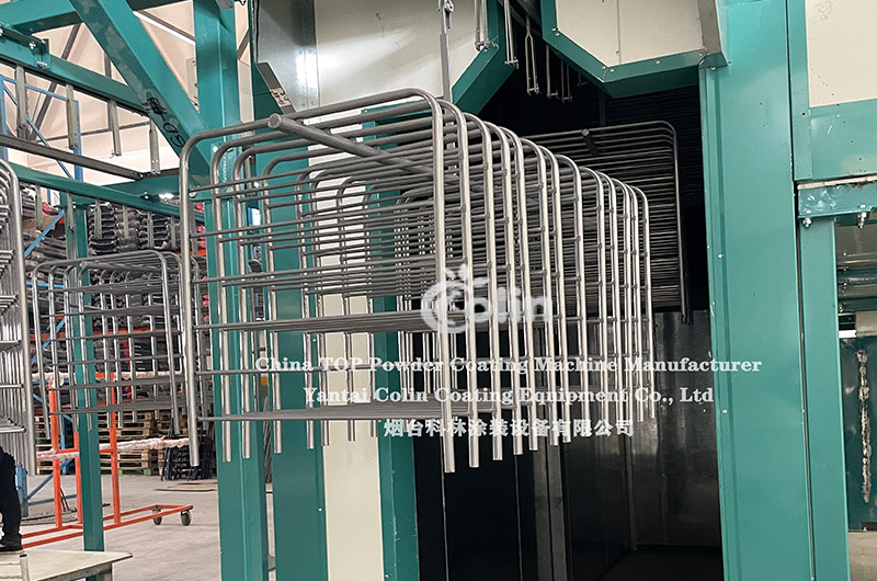 clothes rack automatic powder coating line