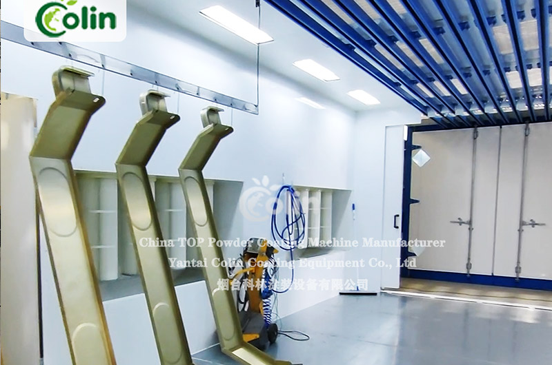 fence manual powder coating line